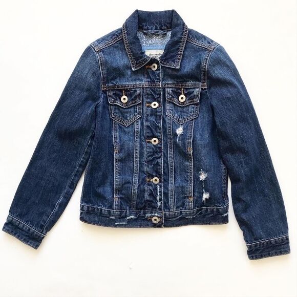 abercrombie kids Other - Abercrombie kids distressed denim jacket EUC 9-10Y